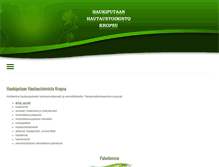 Tablet Screenshot of haukiputaanhautaustoimisto.com